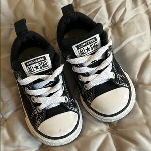 Converse Black and White Low-Top Sneakers